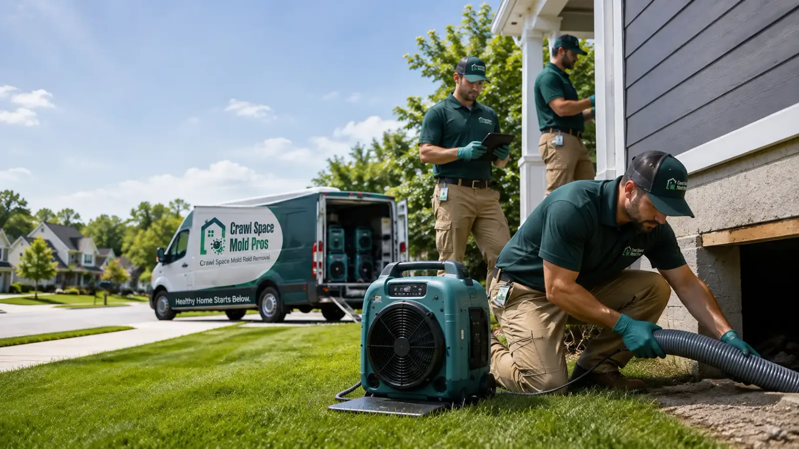 Crawl Space Mold Removal in Wayan, ID
